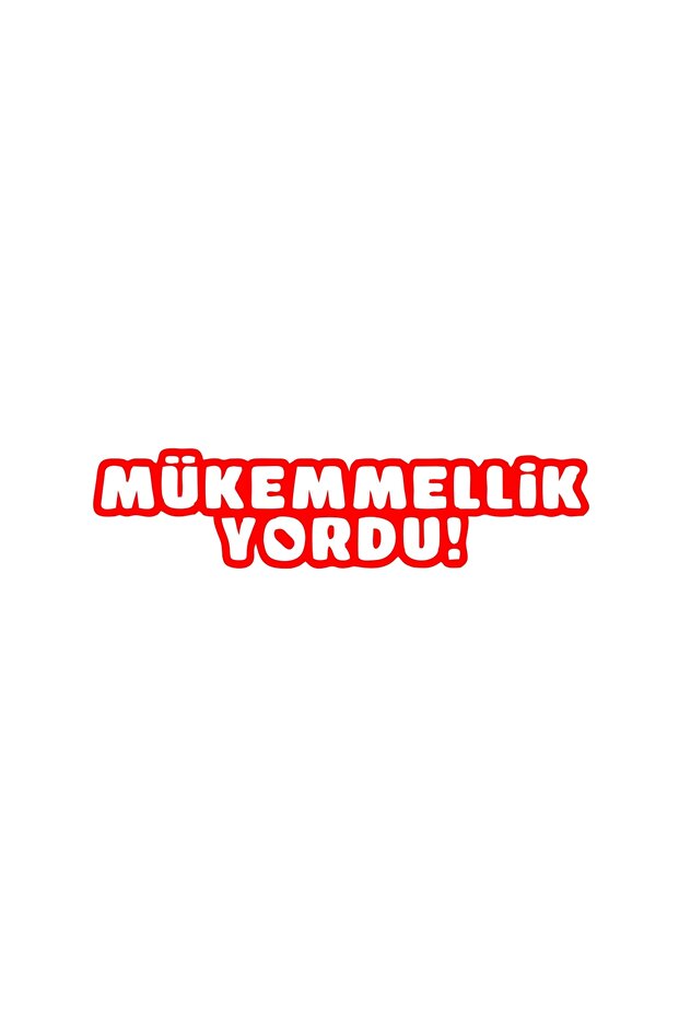 Perfection Yordu Car Sticker 17X17 cm Red