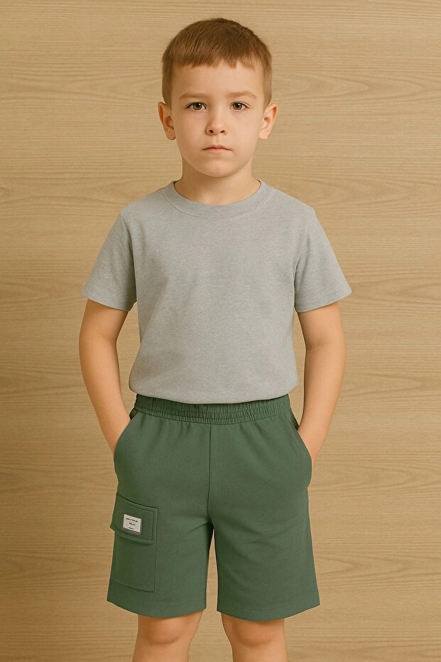 Cargo Pocket Boys Basic Shorts 73651-1