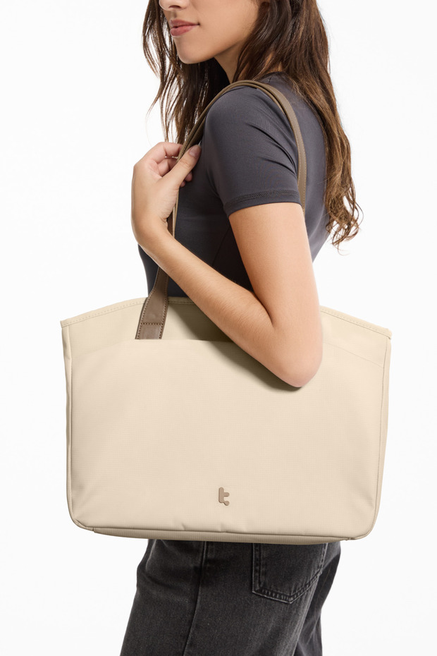Versatile T23 14 Inch/14L Khaki Tote Bag Laptop Notebook Shoulder Bag - T23S1K1