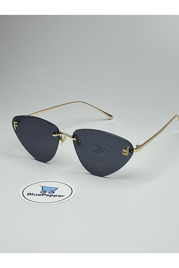 FENDYY V3 نظارات شمسية سوداء بإطار Cateye 62-17-145 ekartman