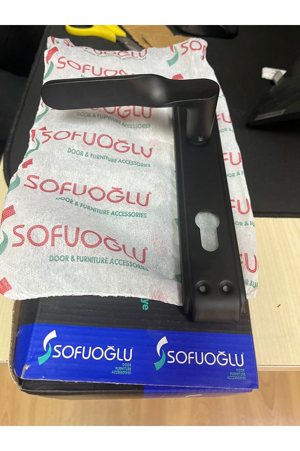 Lüx paslanmaz Sofuoğlu siyah anka mat yale-cümle kapı kolu 1. Sınıf - 2