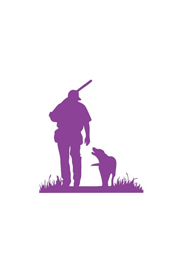 Slah Tutan Cow Car Sticker 17X17 cm Purple