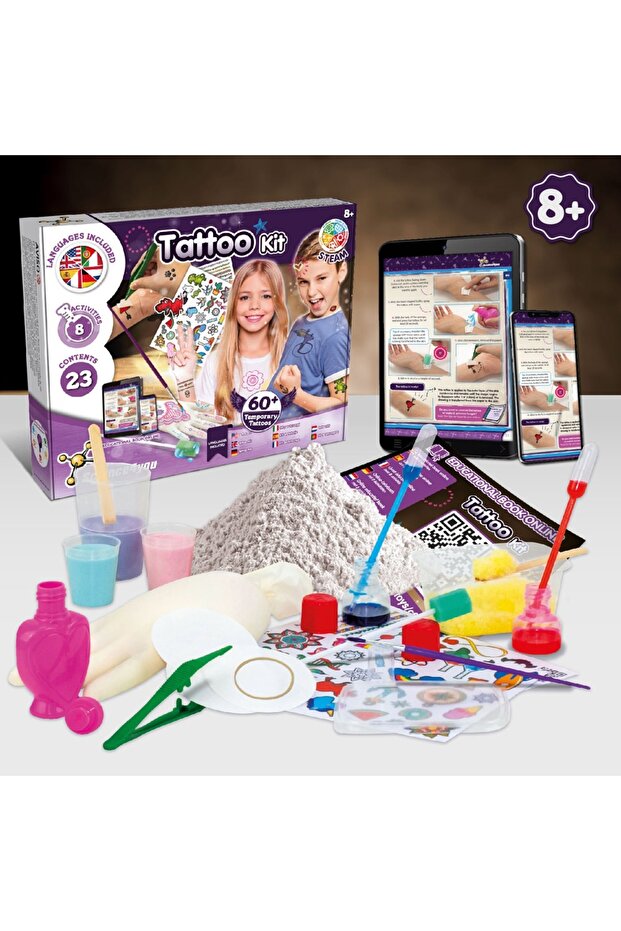 Educational game for children - first temporary tattoos - 4