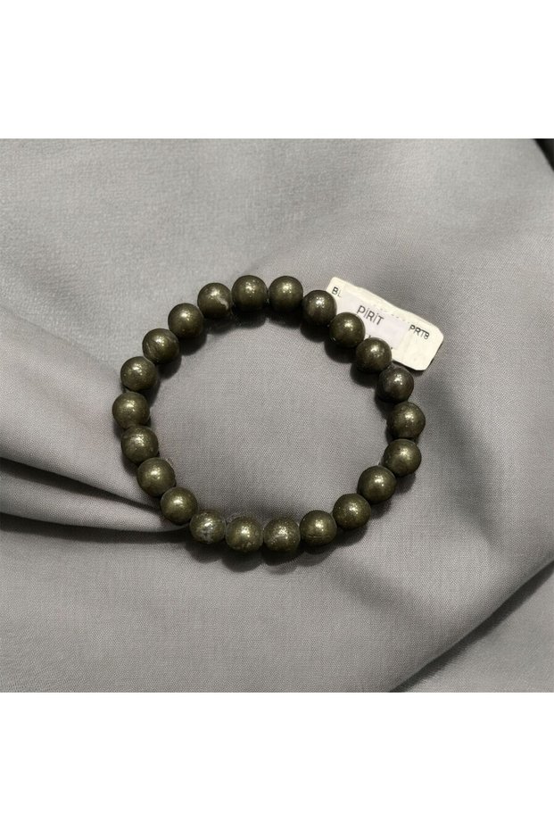 Aurastone Pyrite Natural Stone 8mm Bracelet