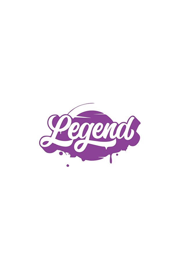 Legend Sticker 17X17 cm Purple