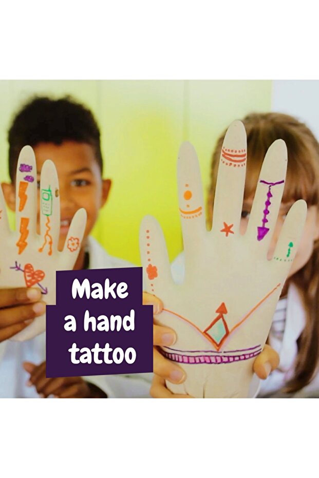 Educational game for children - first temporary tattoos - 6