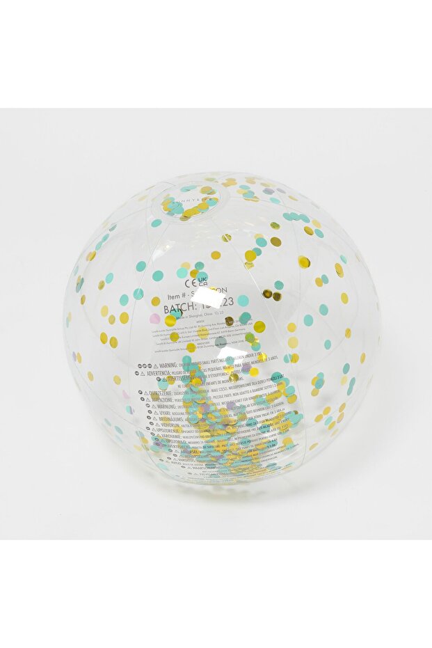 Inflatable Confetti Beach Ball - 4