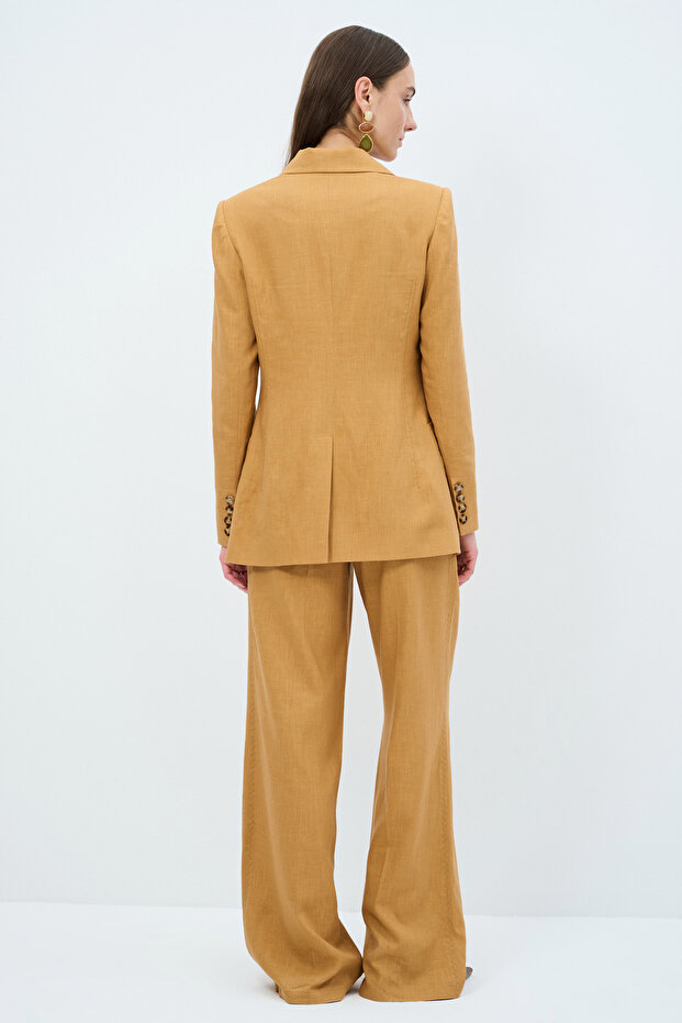 Dikiş Detaylı Ceket - 5