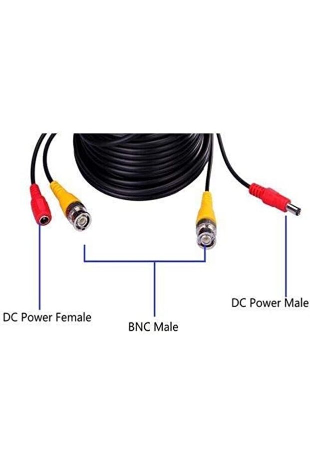 CCTV Cable 5m with BNC and DC - 3