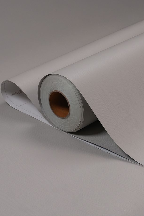 Yapışkanlı Folyo - Premium Boyalı Ahşap Kahve Duvar Kaplama - Mobilya Duvar Kapı - 120cm Genişlik - 1