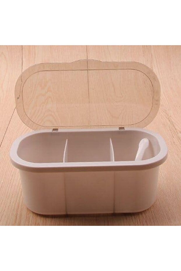 صندوق توابل بثلاث شبكات، وعاء توابل، رف توابل متعدد الشبكات - 1