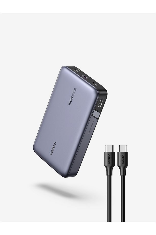 UGREEN 20.000 mAh 100W PD Hızlı Şarj Powerbank 2xUSB-C, 1xUSB-A, 25188 - 2