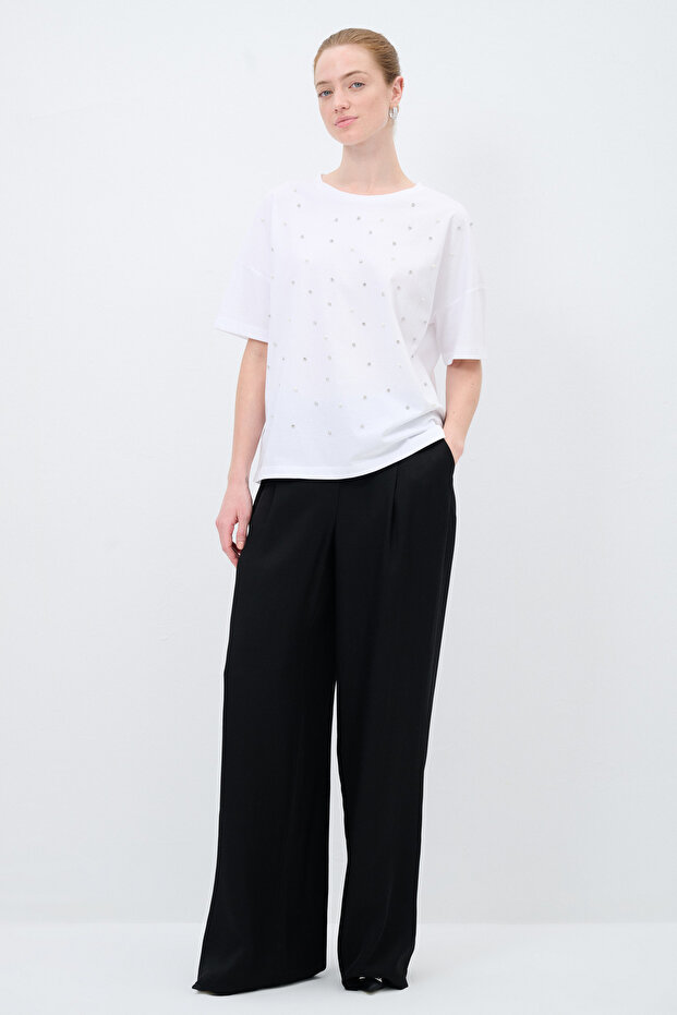 İnci Taşlı Tişort - 3