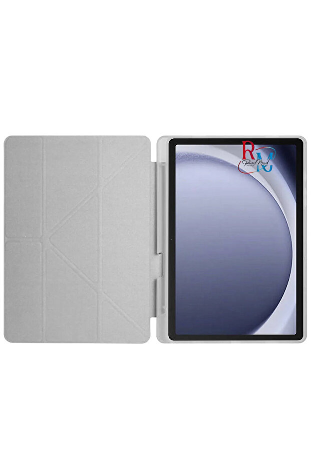 Samsung Galaxy Tab S10 Plus 12.4 inç İle Uyumlu Üçgen Standlı Kılıf Ve Klavye Mouse 2 li Set - 2