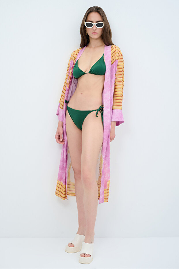 Desenli Kimono - 3