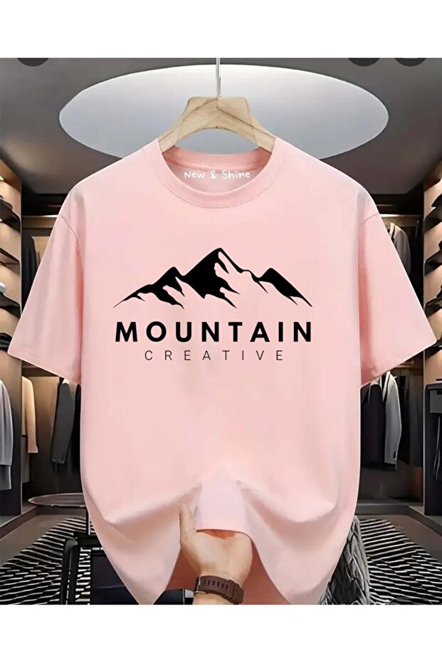 Mountain Printed Oversize T-Shirt