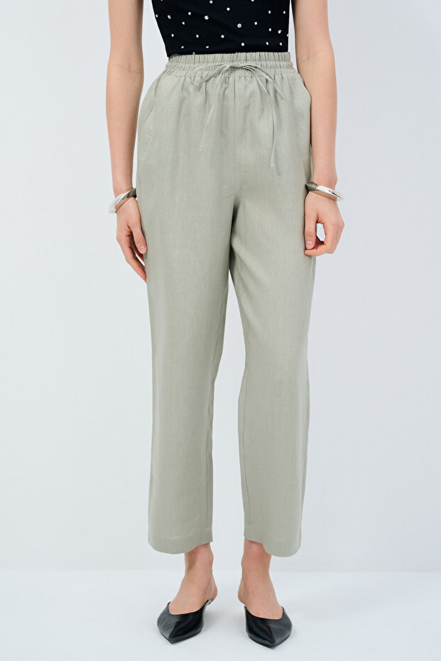 Beli Lastikli Pantolon - 2
