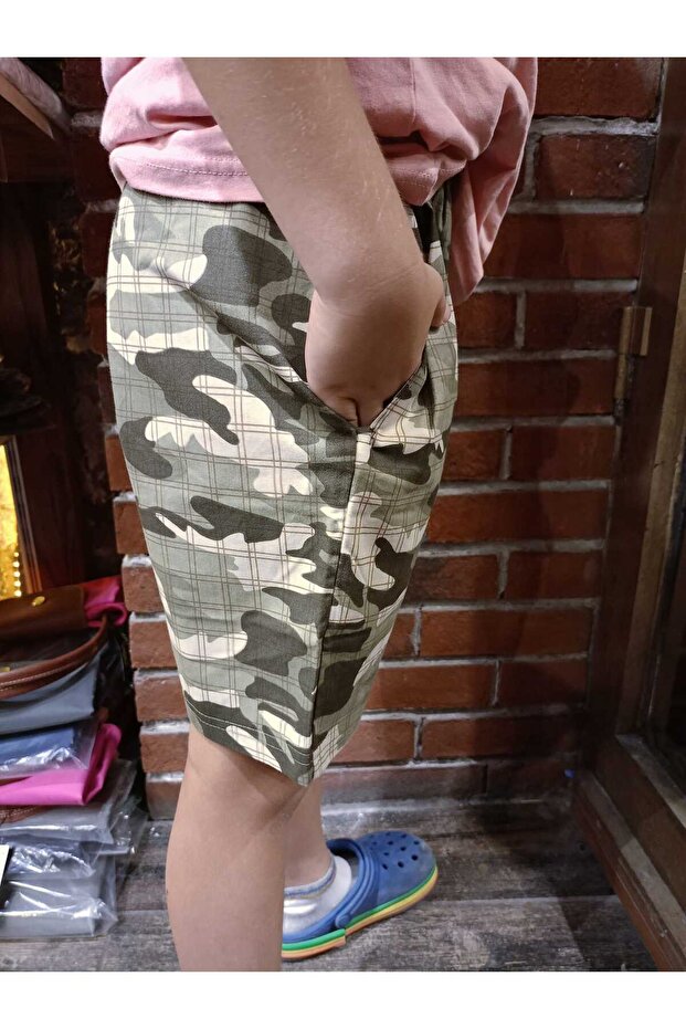 CEPLİ POPLİN ŞORT - 4