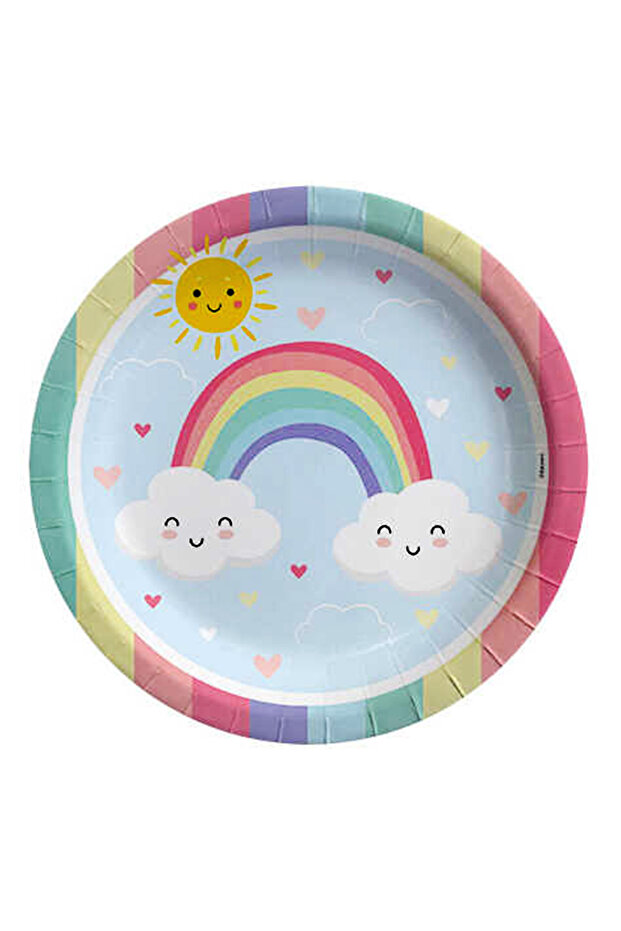 أطباق الحفلات ذات طابع قوس قزح - 1