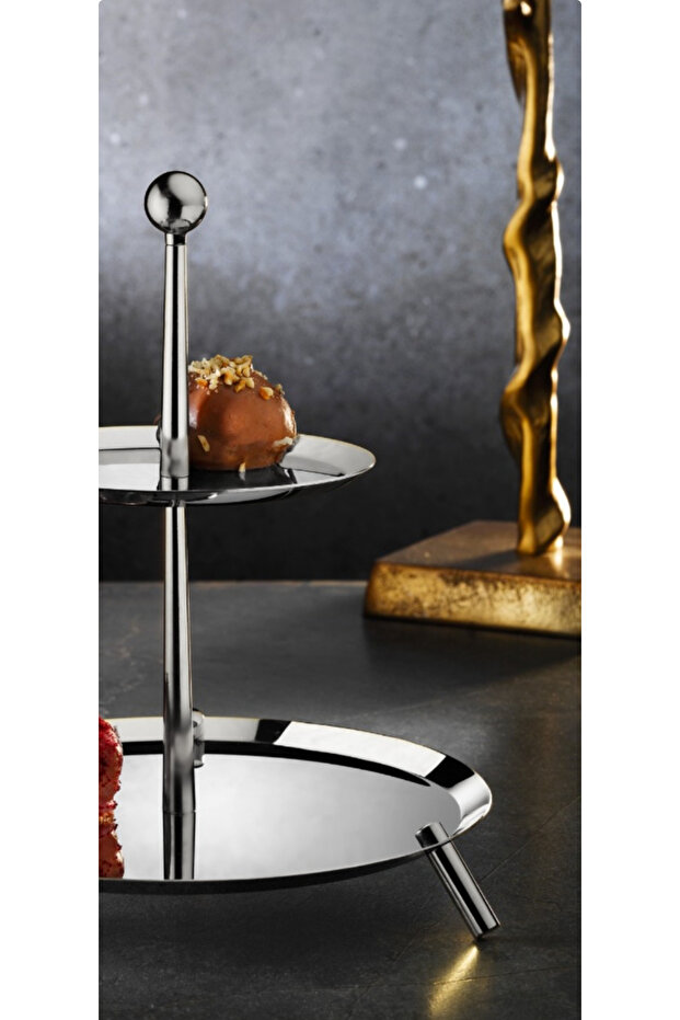 Medium Ayaklı Sunum Tabağı - 2