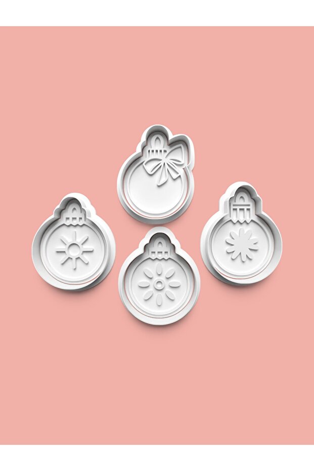 Fancy Set Cookie Mold and Sugar Dough Mold Set of 4