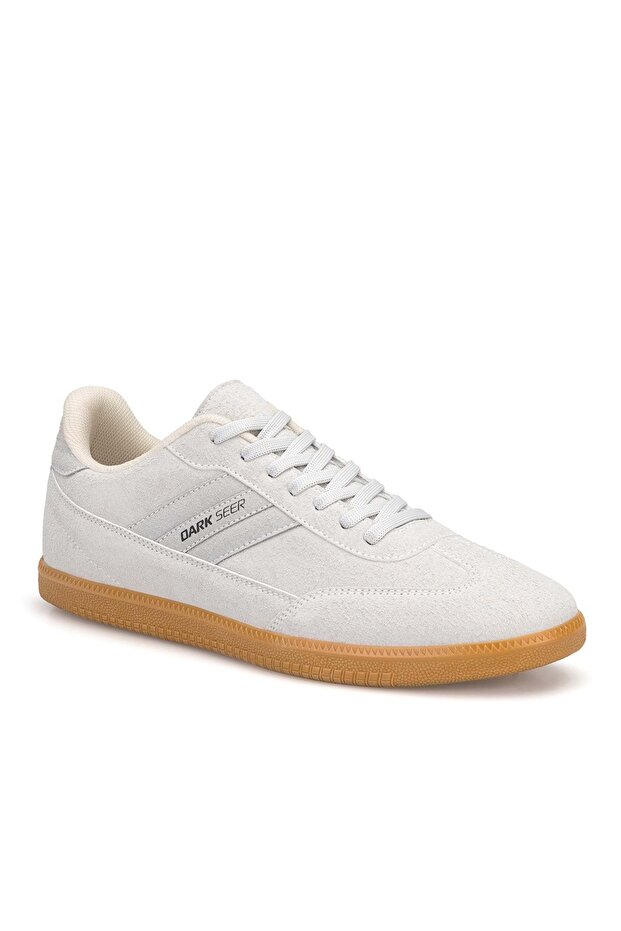 Beżowe tenisówki unisex DS Satry Suede - 1