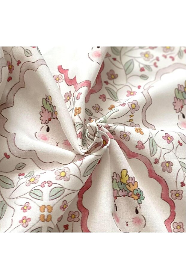 Lady Rabbit Tek Kişilik Yastık-Çarşaf Takımı - 2