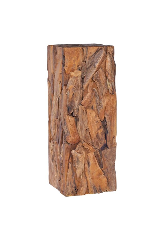 Side Table 30x30x80 cm Solid Teak Wood - 4
