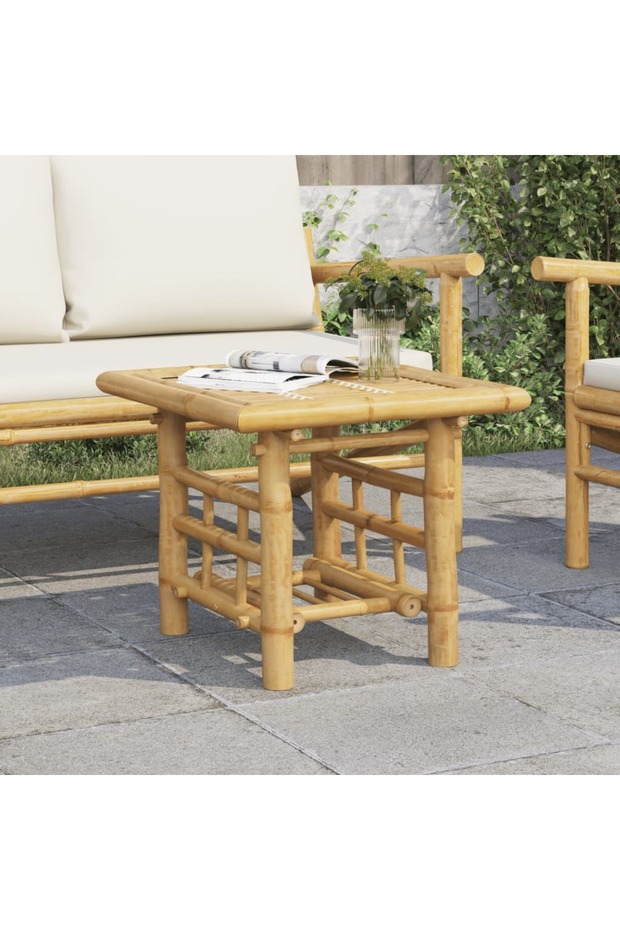 Side Table 45x45x45 cm Bamboo