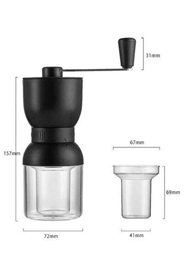 مطحنة قهوة يدوية متعددة الألوان - 3