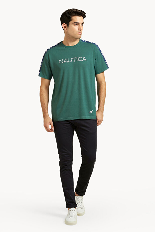 Logo Regular Fit Premium Cotton Crew Neck T-shirt
