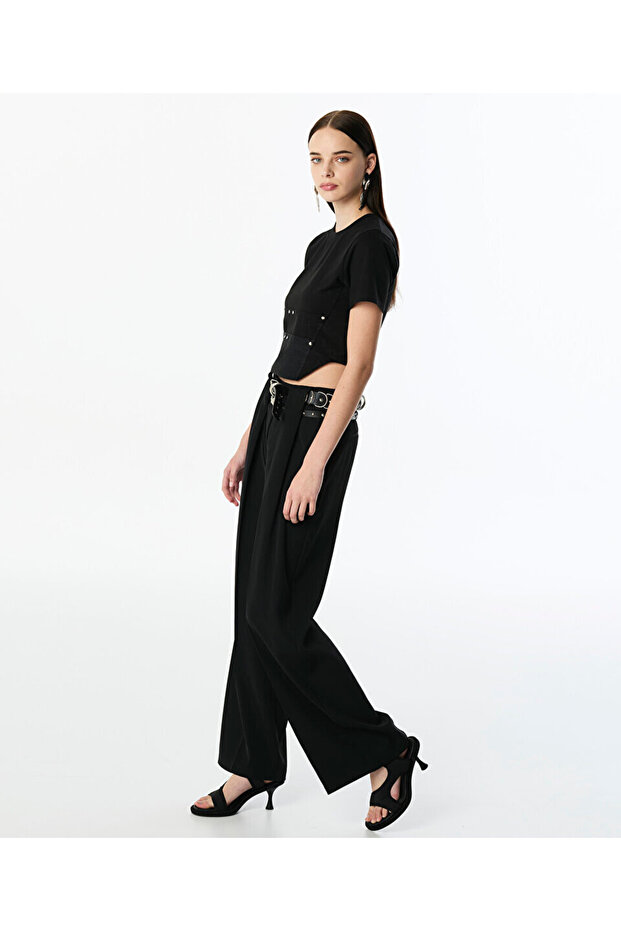 ÇİFT KEMERLİ PANTOLON - 2