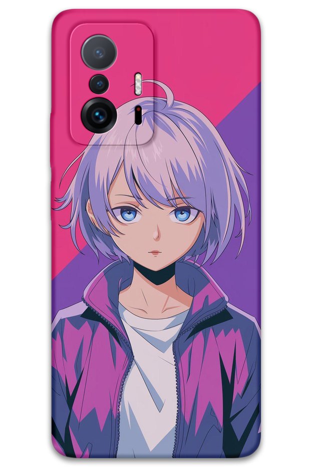 Xiaomi Mi 11t Pro Compatible Anime Patterned Phone Case + Screen Protector - 5742