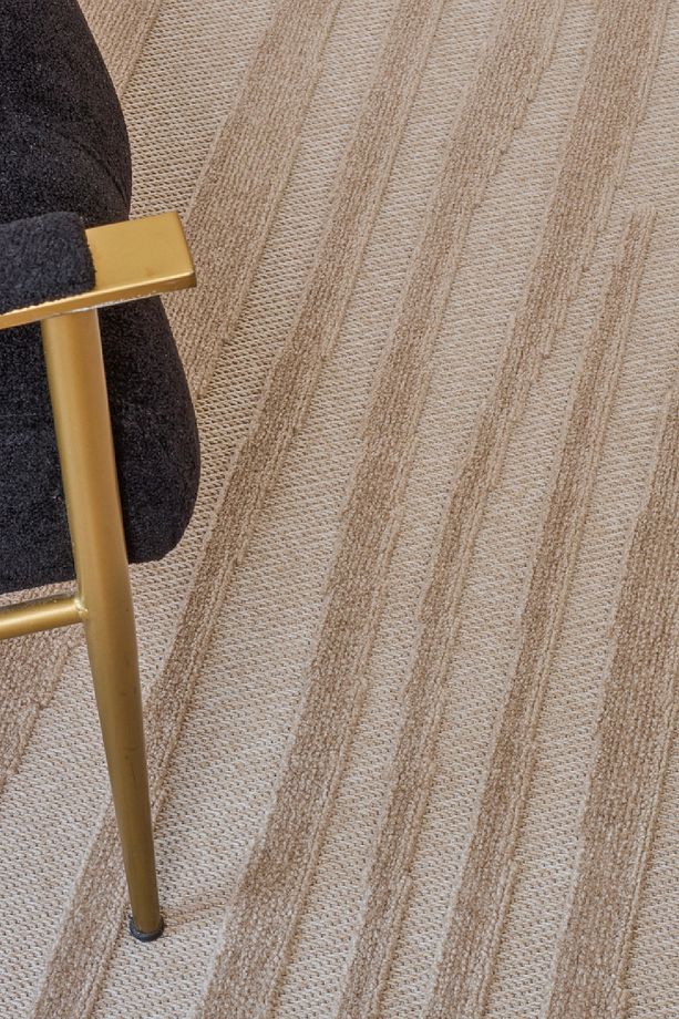 Kaşmir Halı İskandinav Frode Beige Salon Mutfak Halısı Yolluk - 3