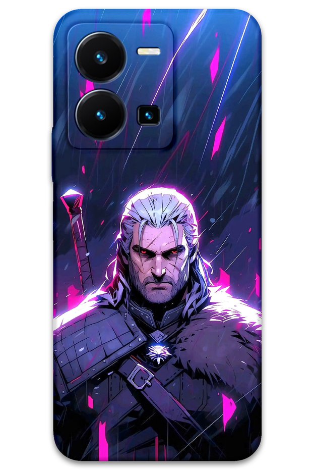 Vivo Y35 Compatible Geralt Pattern Phone Case + Screen Protector - 5826