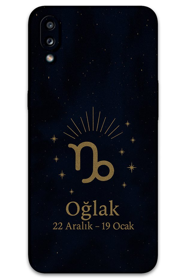 Galaxy A10S Compatible Capricorn Pattern Phone Case + Screen Protector - 5777