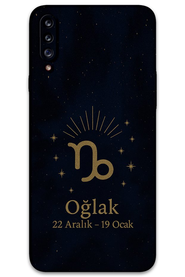 Galaxy A20S Compatible Capricorn Pattern Phone Case + Screen Protector - 5777