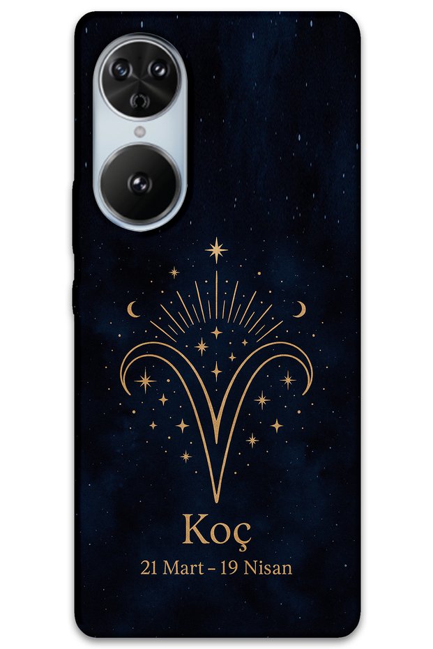 Reeder S19 Max Pro S Edge Compatible Aries Patterned Phone Case + Screen Protector - 5768