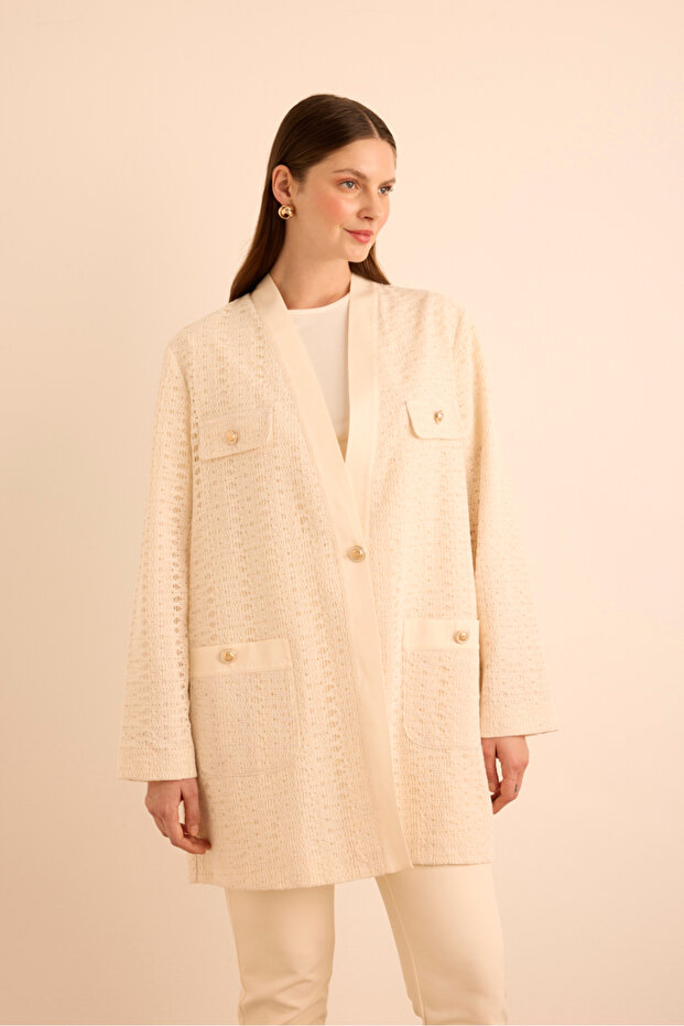 Cotton Dantel Hırka - 3