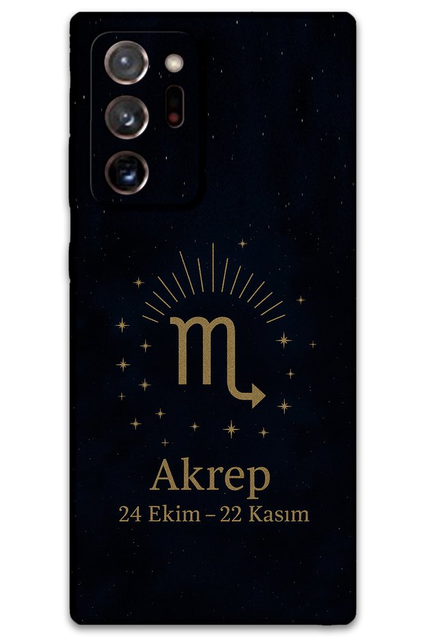 Galaxy Note 20 Ultra Compatible Scorpio Patterned Phone Case + Screen Protector - 5775