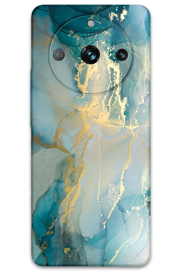 Realme 11 Pro Compatible Marble Pattern Phone Case + Screen Protector - 5814