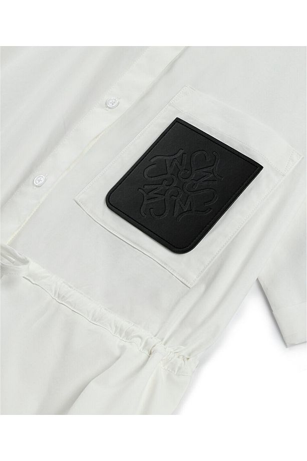 PATCH'Lİ POPLİN ELBİSE - 4