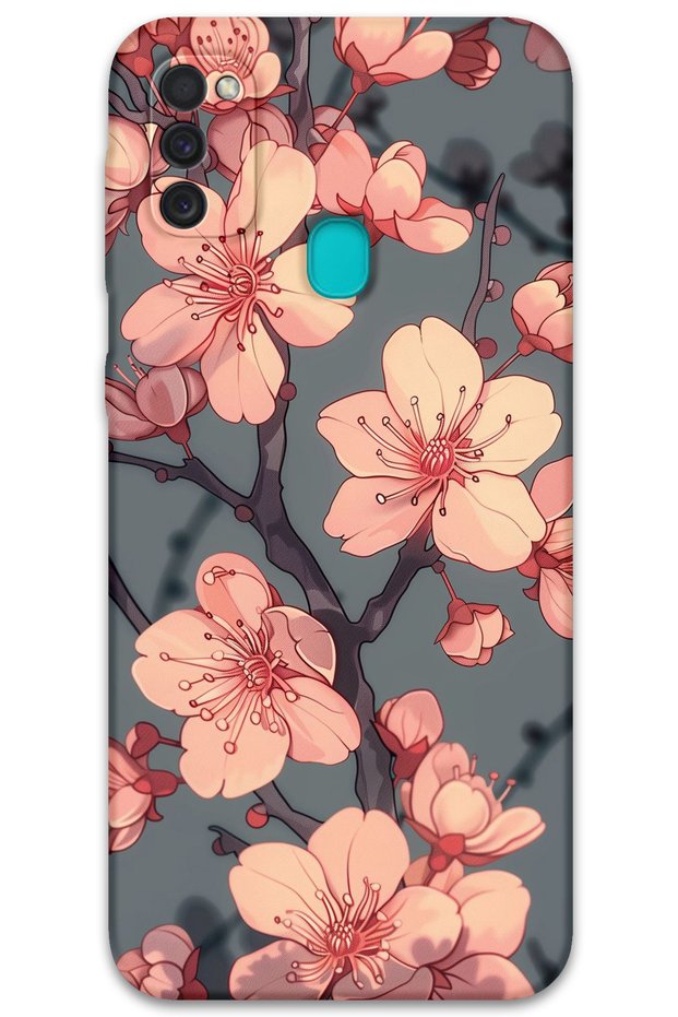 Galaxy M21 Compatible Marble Pattern Phone Case + Screen Protector - 5812