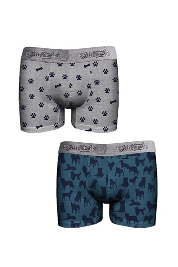 2 Pack Men's Boxers Jf2Bef34 - 1