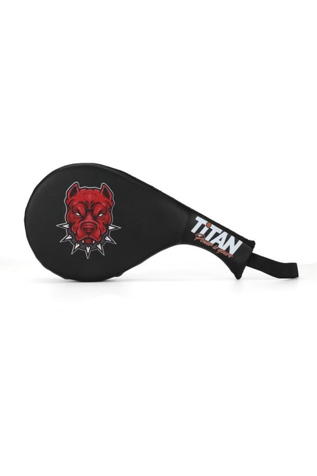 Taekwondo, Kick Boxing and Muay Thai Pitbull Patterned Black Racket Ellik