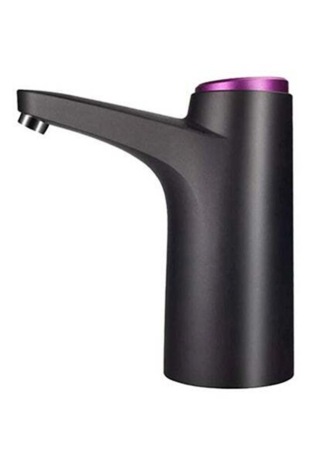 مضخة زجاجة ماء باللون الأسود/الوردي - 1