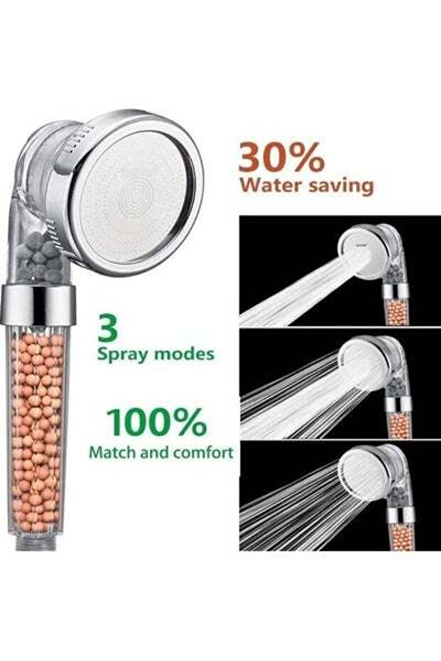 Filtered Hand Held Shower Head Silver - 3