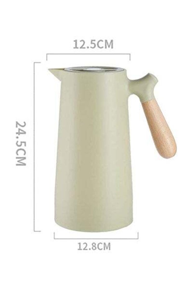 إبريق قهوة مفرغ من الهواء باللون الأخضر - 4