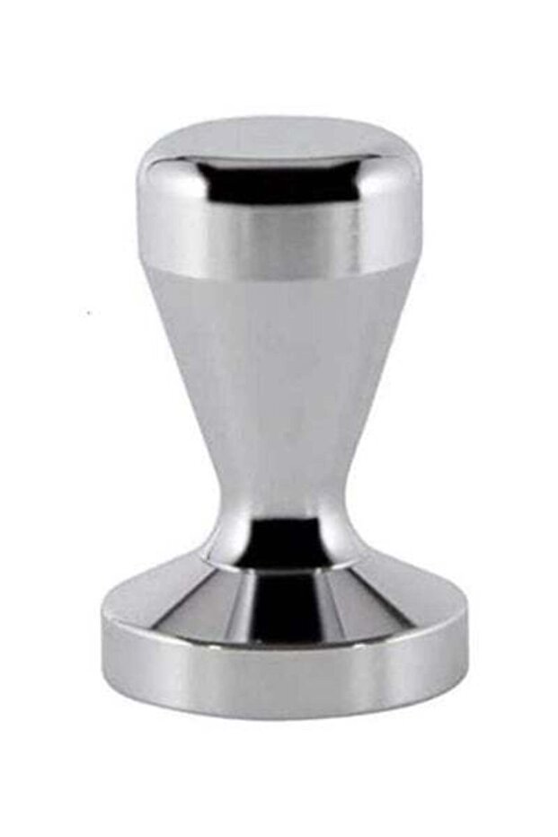 قاعدة مطلية بالكروم لقاعدة القهوة الفضية - 1