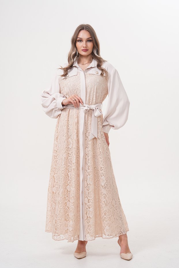 Nira Button Detail Dress